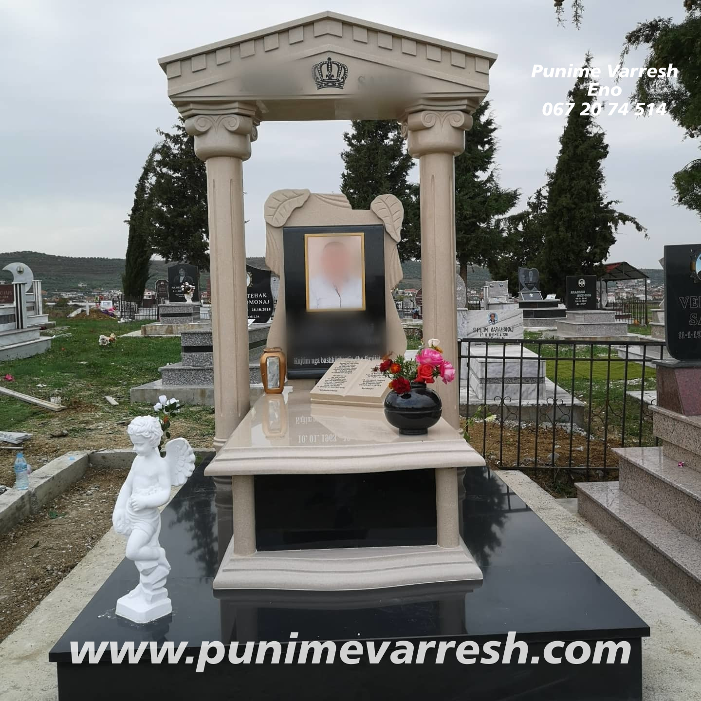 Modele varresh me kollona dhe cati